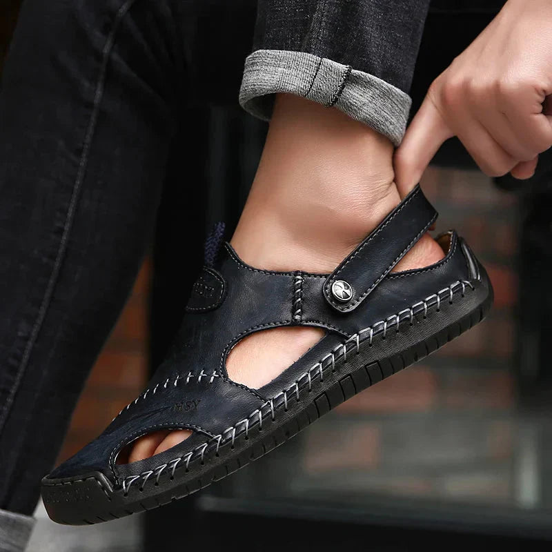 Premium Orthopädische Leder-Komfortsandalen für Herren