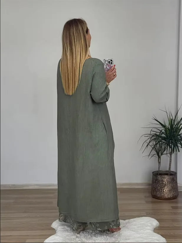 Künstlerisches Leinen-Set - Botanique™