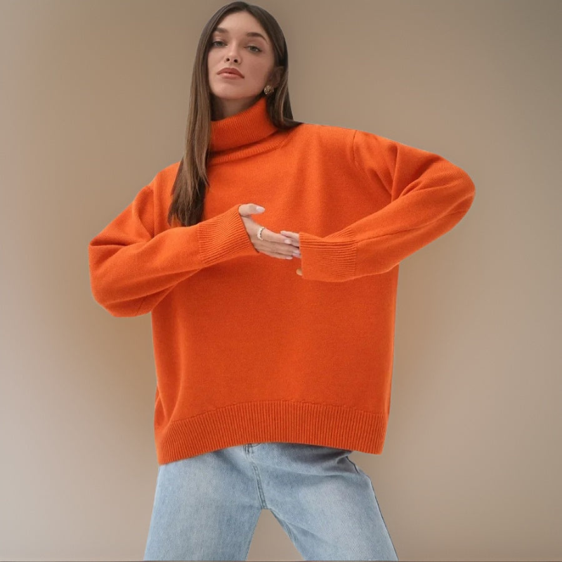 Renazi | Pull à Col Roulé Pour Femmes Dana
