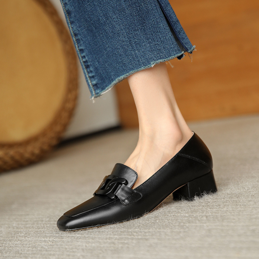 Mocassin Femme Orthopédique de Cuir Premium Renazi