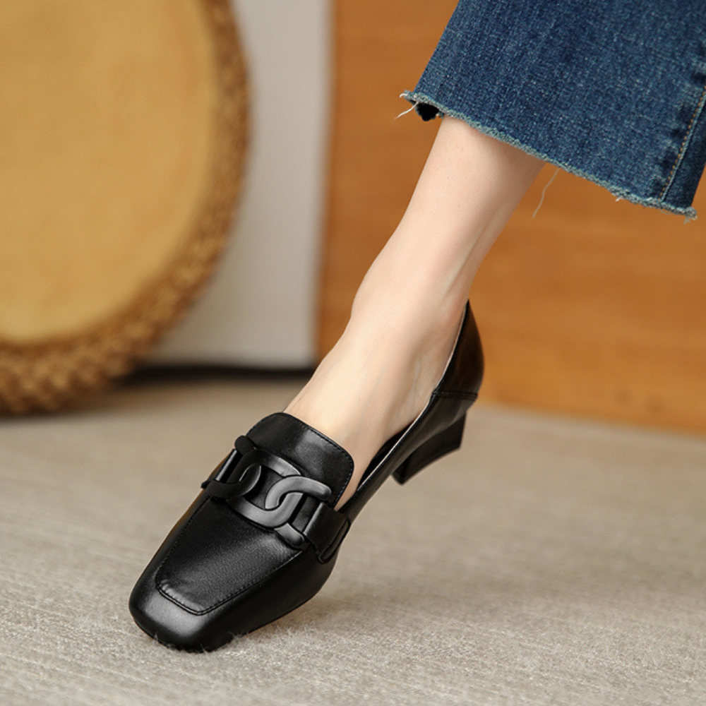Mocassin Femme Orthopédique de Cuir Premium Renazi