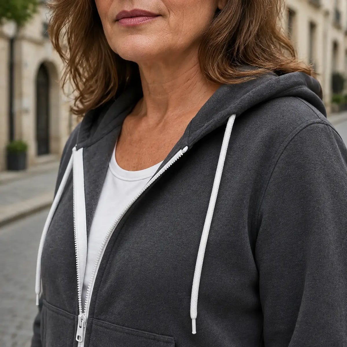 SoftHood™ - Lange Damenjacke mit Kapuze für Wärme und Komfort