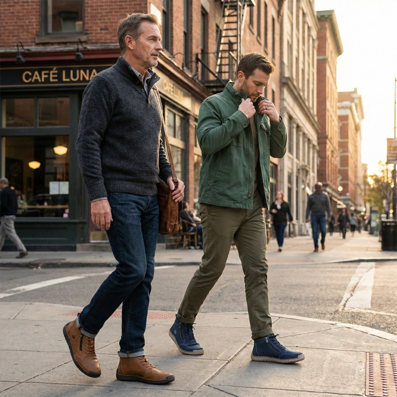 Vogadeck™ DoubleZip – Orthopädische Komfort-Sneaker für täglichen Halt