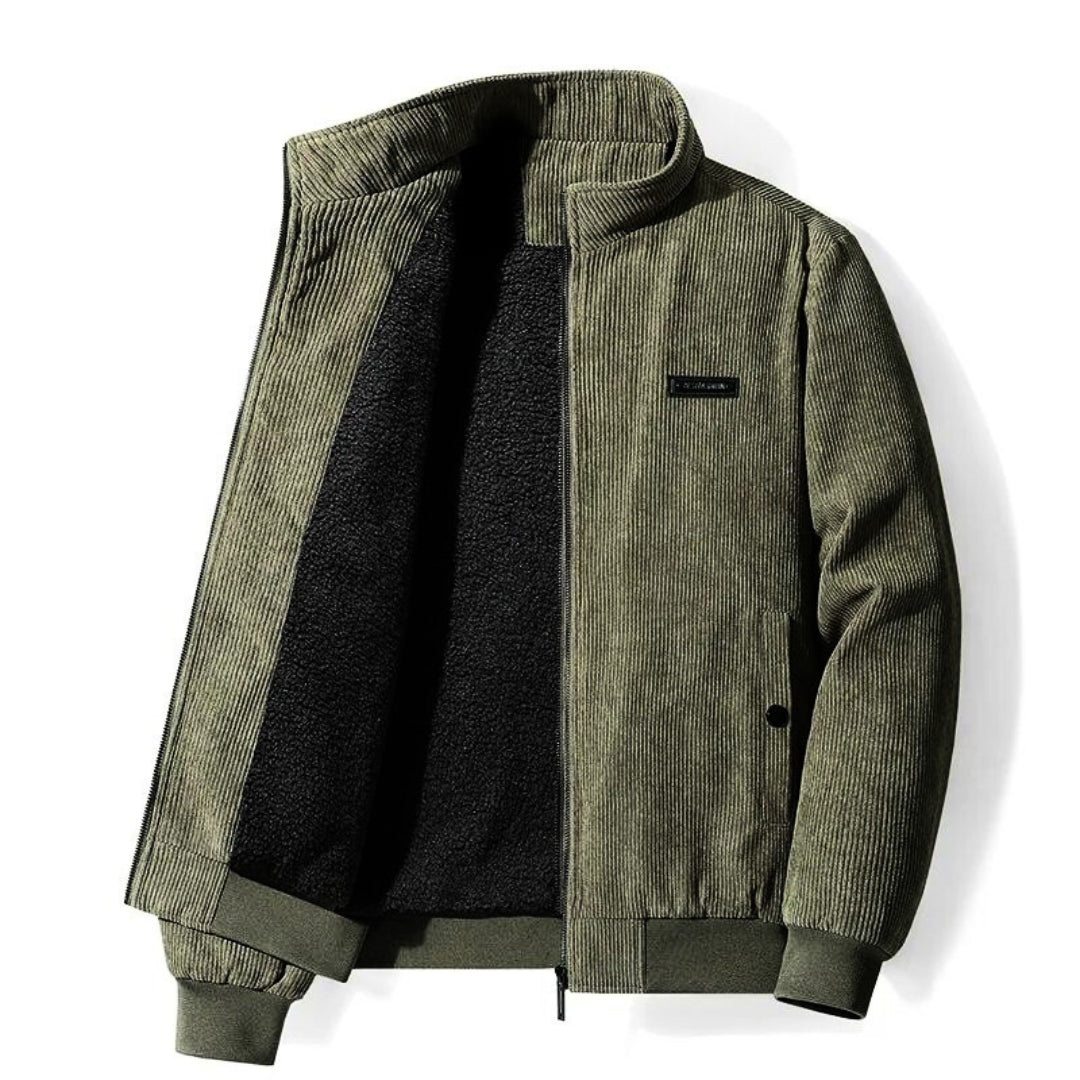 Renazi | Veste Sherpa en velours côtelé rétro