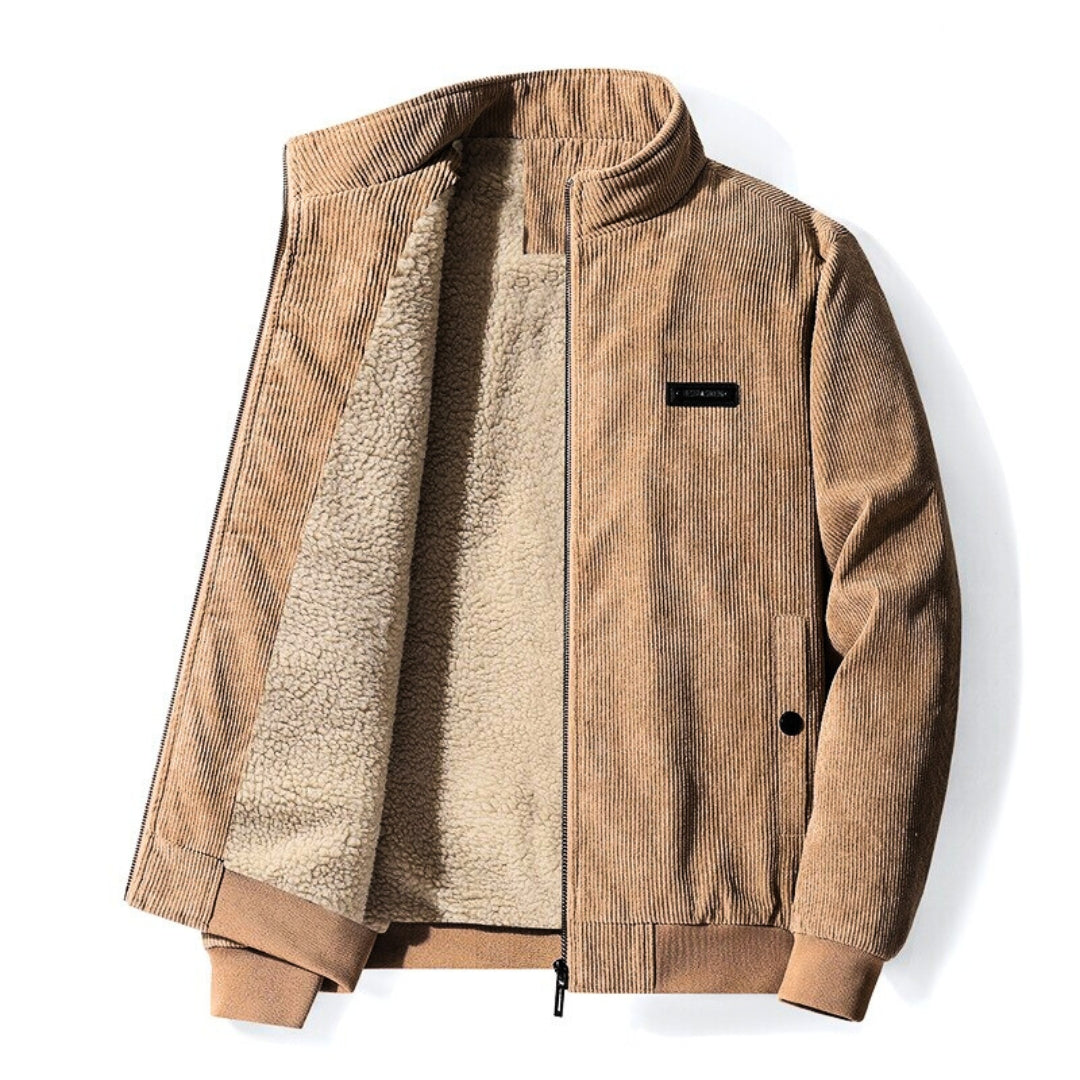 Renazi | Veste Sherpa en velours côtelé rétro