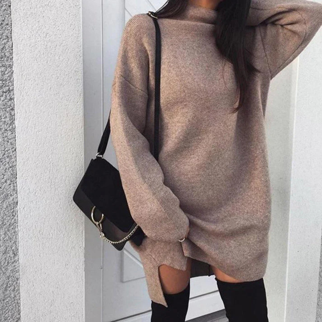 Renazi | Pull Longue à Col Pour Femmes Nahla