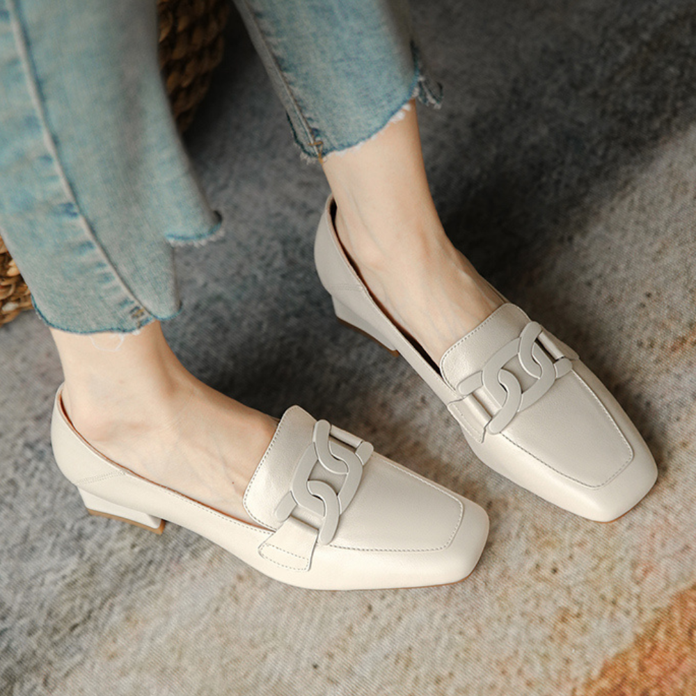 Mocassin Femme Orthopédique de Cuir Premium Renazi