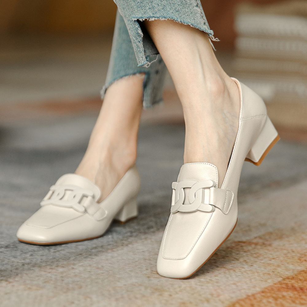 Mocassin Femme Orthopédique de Cuir Premium Renazi