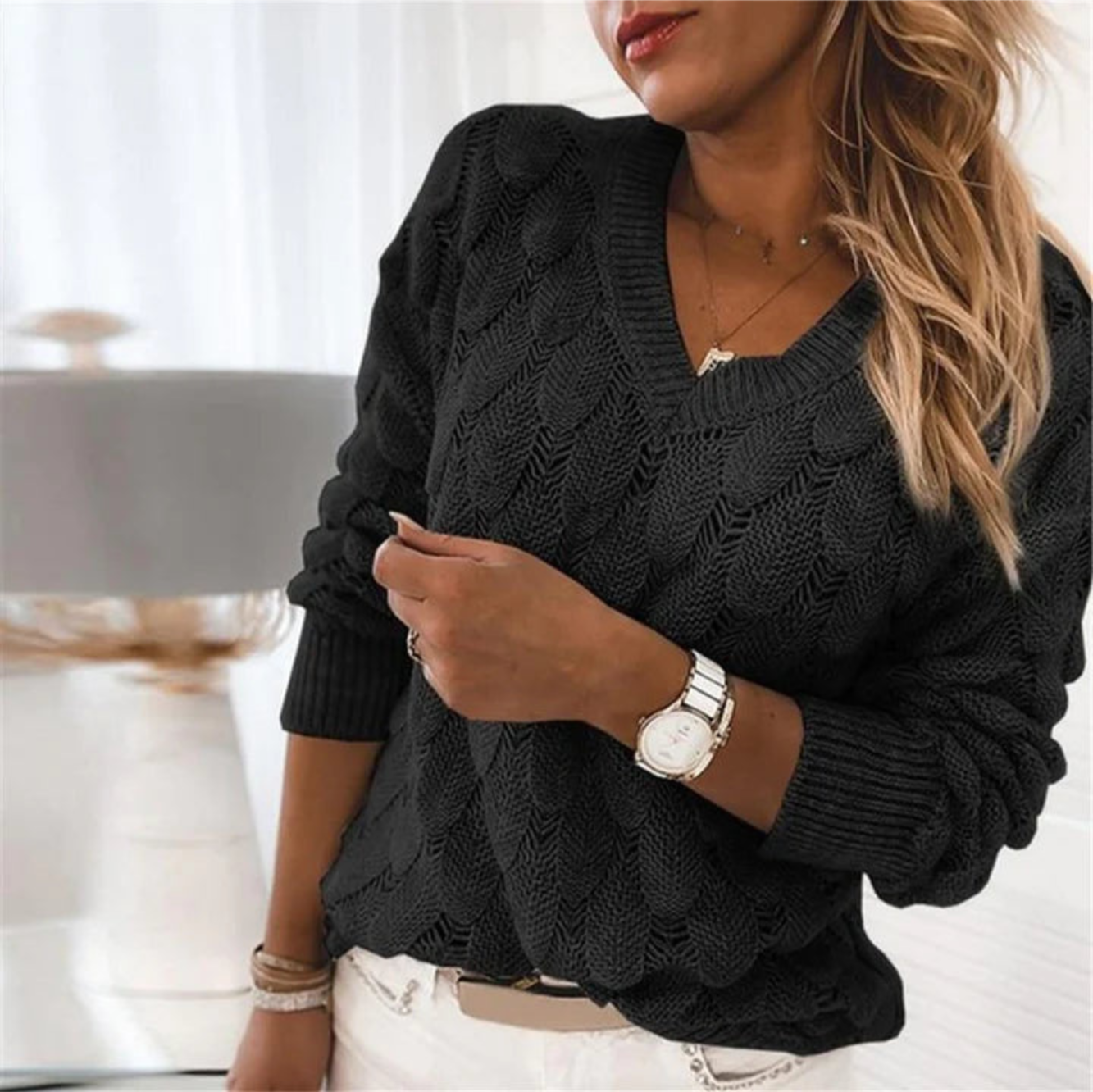 Renazi | Pull à Col Roulé Pour Femmes Mery