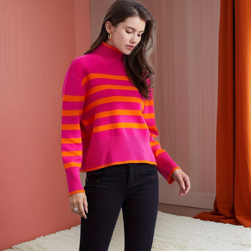 Renazi | Pull à Col Roulé Pour Femmes Faith