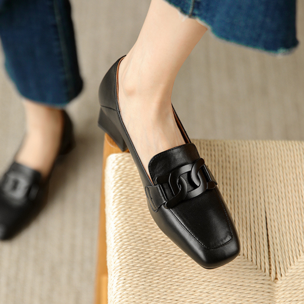 Mocassin Femme Orthopédique de Cuir Premium Renazi