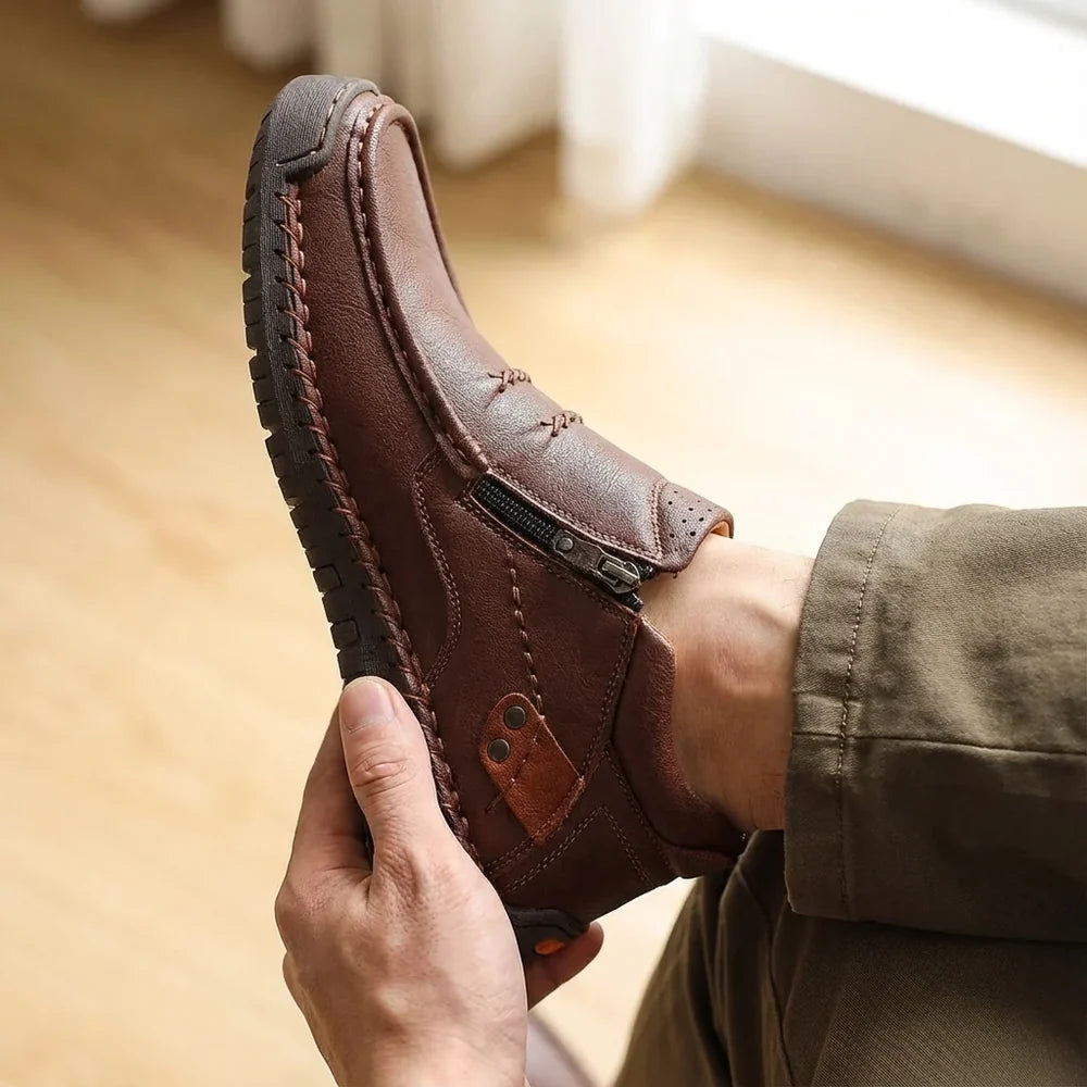 Handgefertigte Lederschuhe mit Komfort und Charakter • Barton™