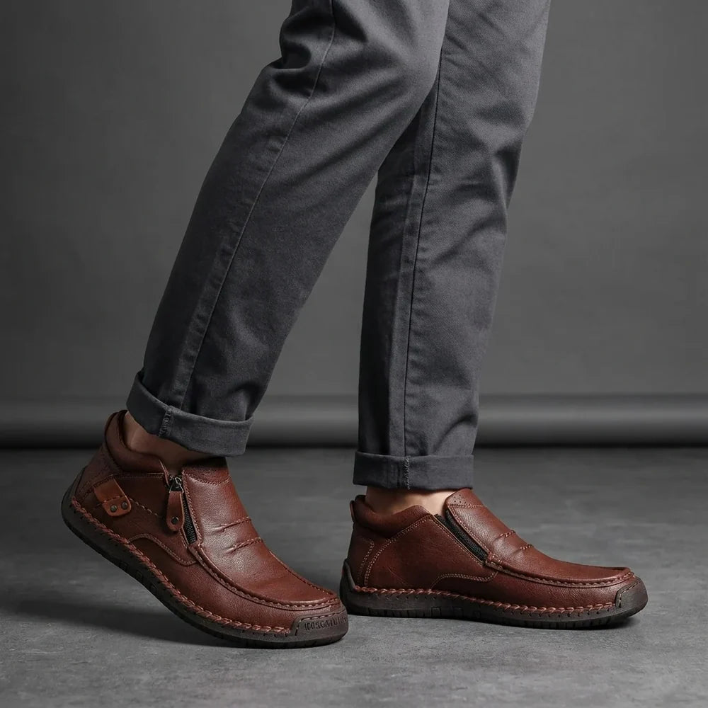 Handgefertigte Lederschuhe mit Komfort und Charakter • Barton™