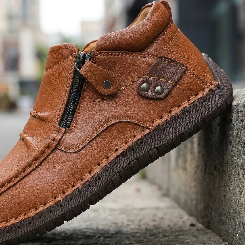 Handgefertigte Lederschuhe mit Komfort und Charakter • Barton™