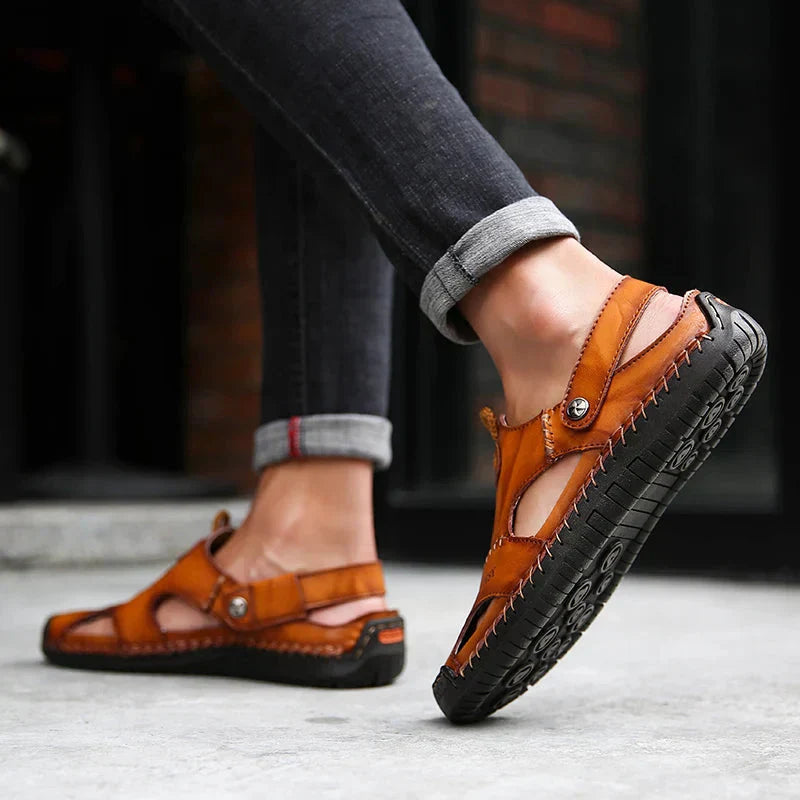 Premium Orthopädische Leder-Komfortsandalen für Herren