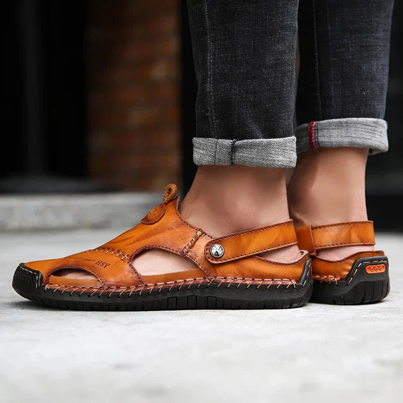 Premium Orthopädische Leder-Komfortsandalen für Herren