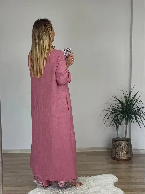 Künstlerisches Leinen-Set - Botanique™