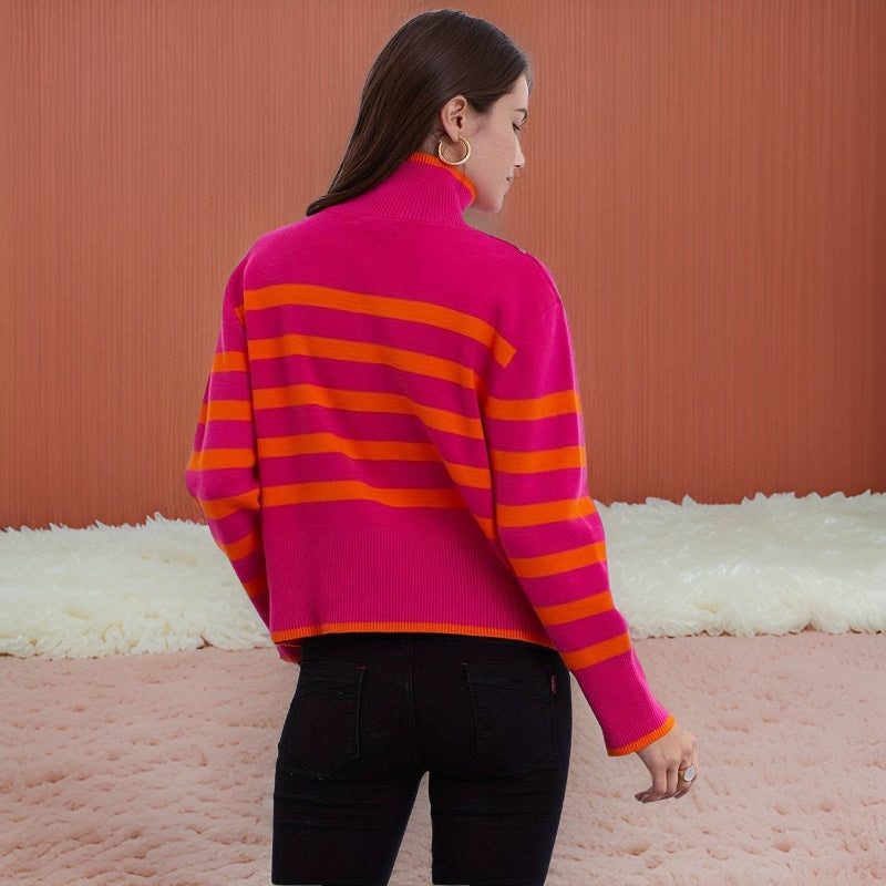 Renazi | Pull à Col Roulé Pour Femmes Faith