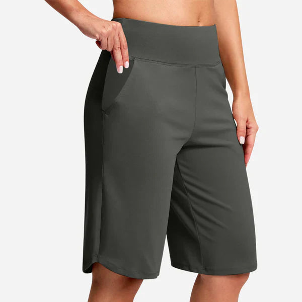 Zeniva™ – Elastische Yoga-Bermudashorts für Damen