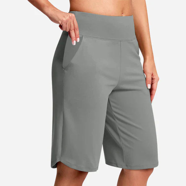 Zeniva™ – Elastische Yoga-Bermudashorts für Damen